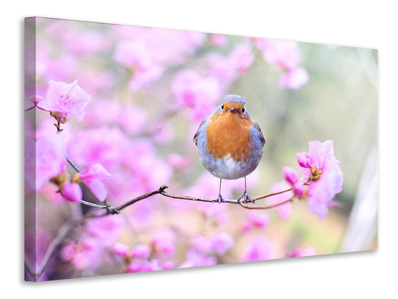 Canvas print Spring bird