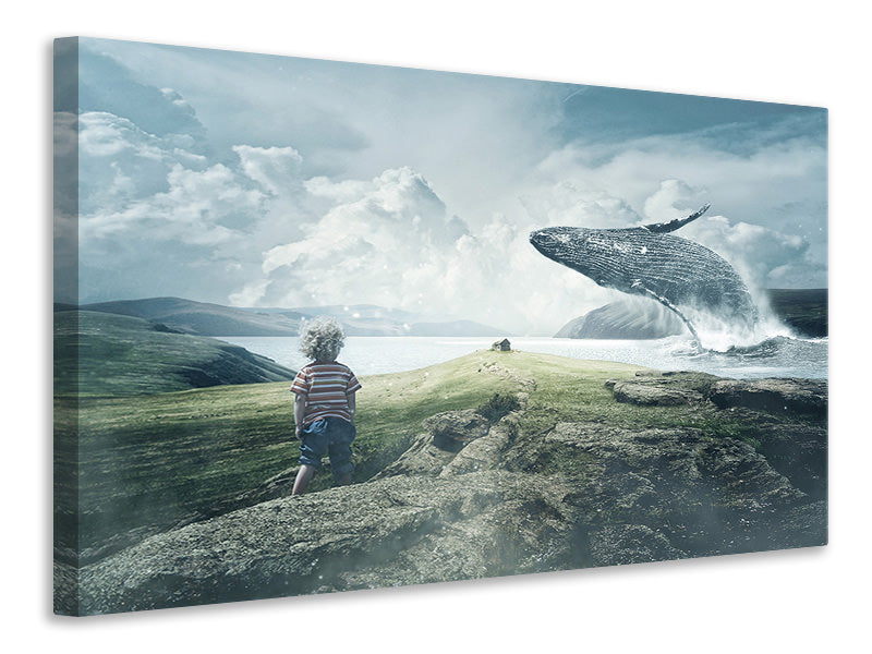 Canvas print Secret sea
