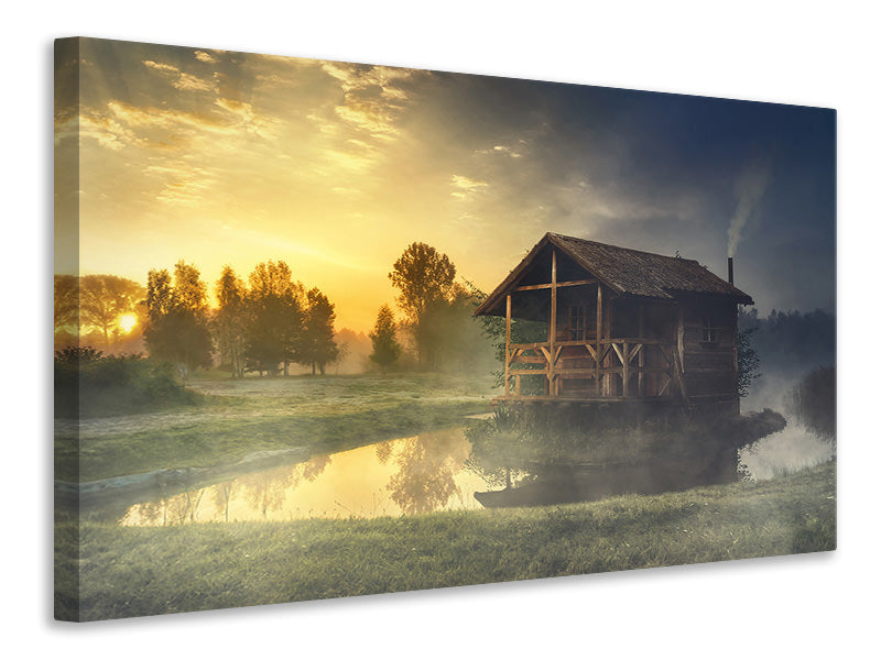 Canvas print Secretive hut