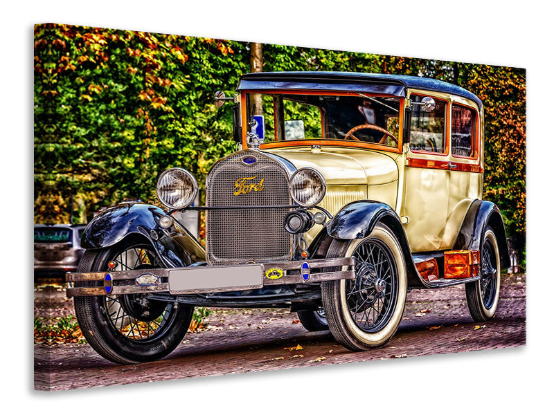 Canvas print Well-kept classic car