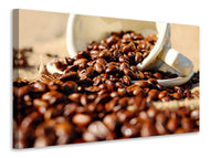 Canvas print Roasted coffee beans