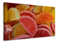 Canvas print Sugared fruit gums