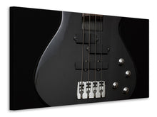 Load image into Gallery viewer, Canvas print Guitar in black
