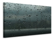 Canvas print Shiny drops of water