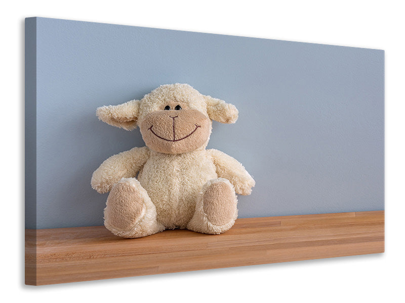 Canvas print Happy little sheep