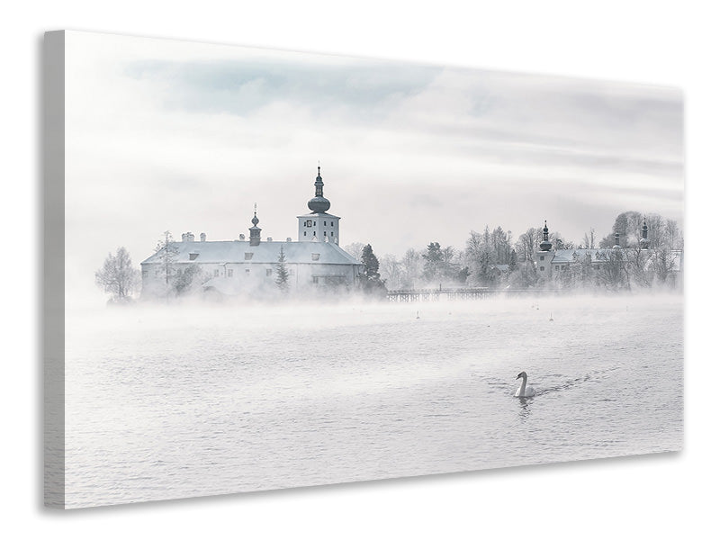Canvas print Gmunden Castle Place
