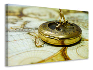 Canvas print Golden compass