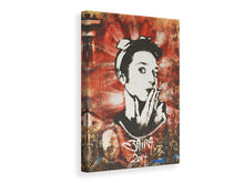 Load image into Gallery viewer, Canvas print Graffiti portrait
