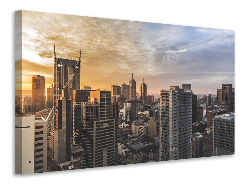 Canvas print Big city architecture
