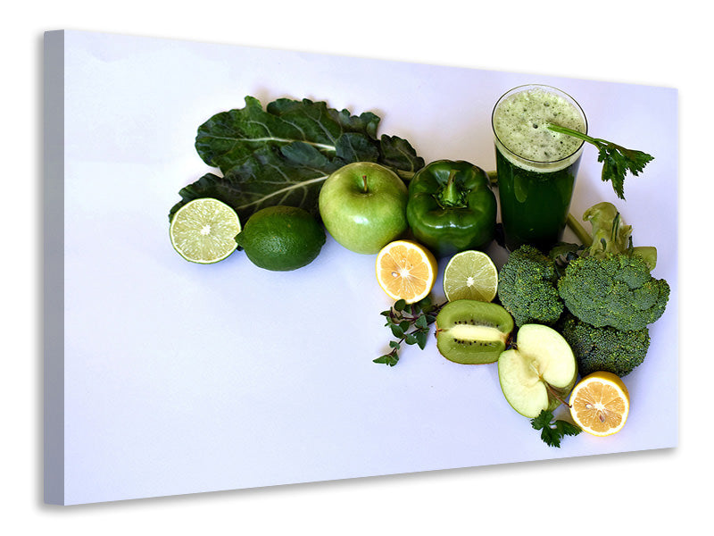 Canvas print green smoothie