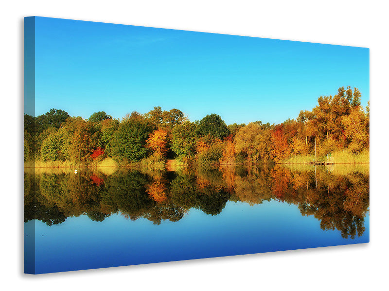 Canvas print Autumn reflections