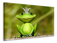 Load image into Gallery viewer, Canvas print Mr. Frog King
