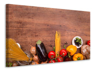Canvas print Today there is pasta