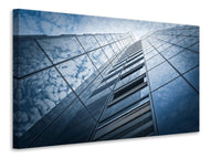 Canvas print High-rise in the clouds