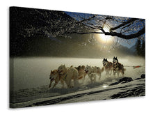 Load image into Gallery viewer, Canvas print huskies
