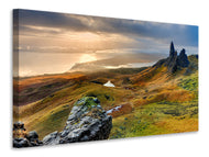 Canvas print Idyllic mountain landscape
