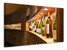 Load image into Gallery viewer, Canvas print In the wine bar
