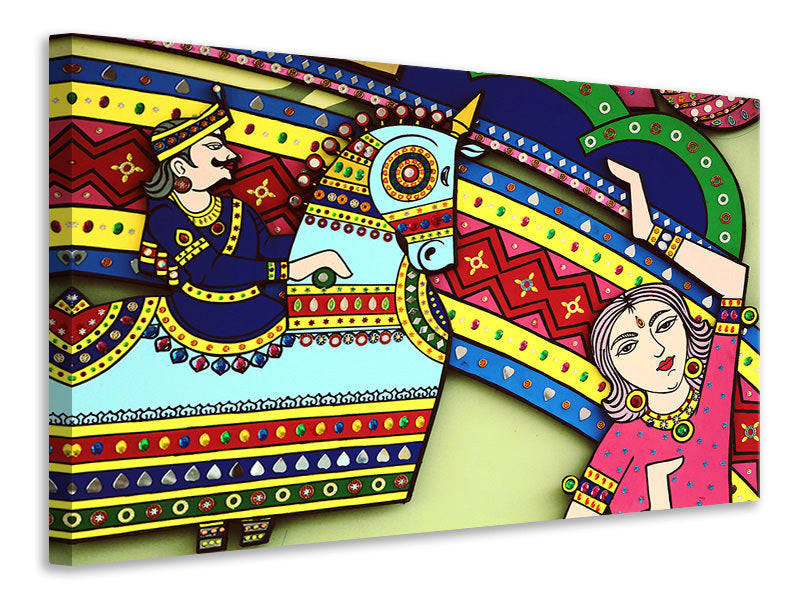 Canvas print Indian art