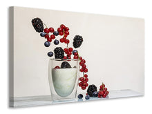Load image into Gallery viewer, Canvas print Yogurt with berries
