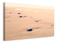 Load image into Gallery viewer, Canvas print Pebbles in the sand
