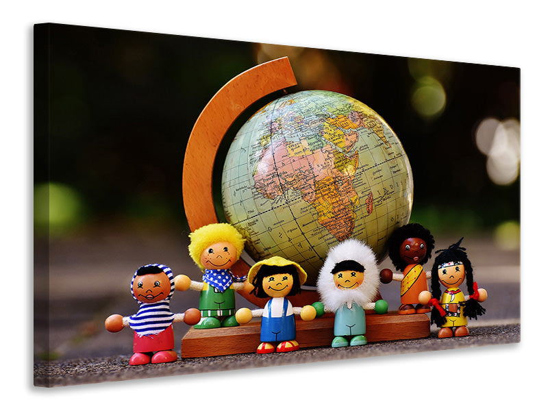 Canvas print Kids world