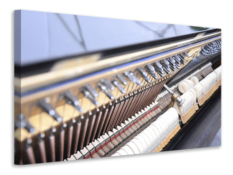 Canvas print piano action