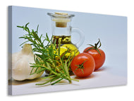 Canvas print herbal oil