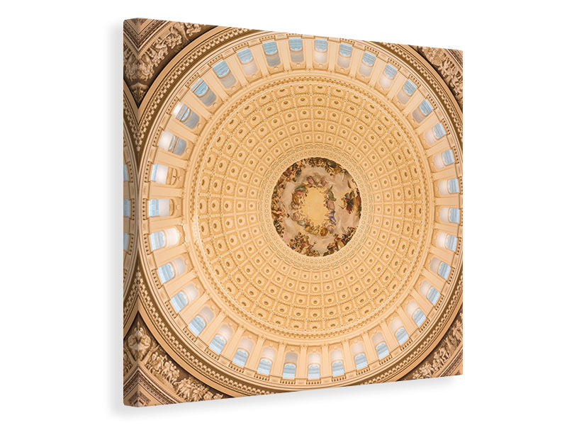 Canvas print Art on the ceiling