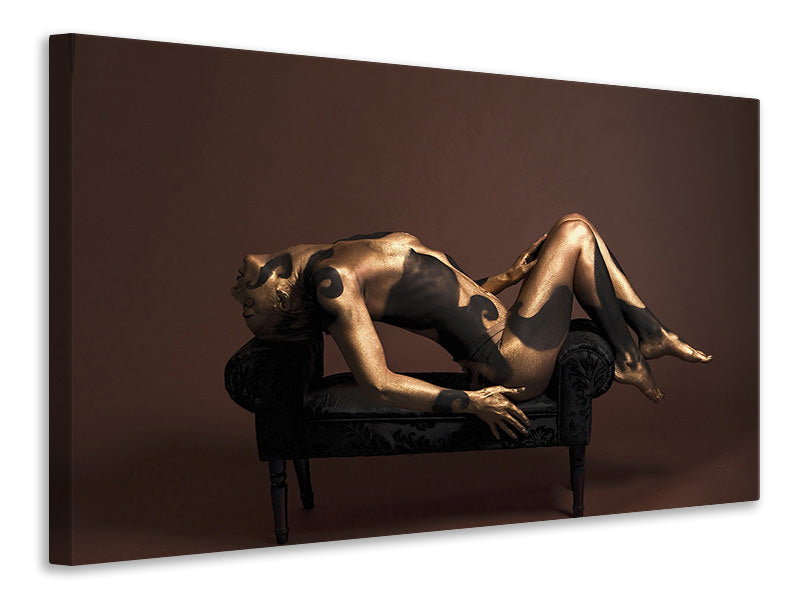 Canvas print Art on the body