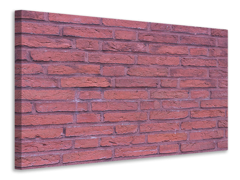 Canvas print Lacquered clinker bricks