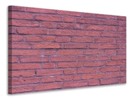 Canvas print Lacquered clinker bricks
