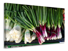 Load image into Gallery viewer, Canvas print spring onions
