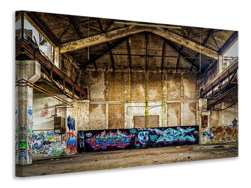 Canvas print Loft graffiti