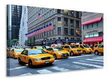 Load image into Gallery viewer, Canvas print Manhattan - taxi please
