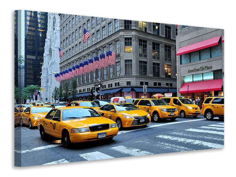 Canvas print Manhattan - taxi please