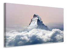 Load image into Gallery viewer, Canvas print Matterhorn in clouds
