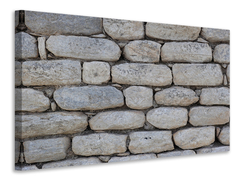 Canvas print Wall of natural stones