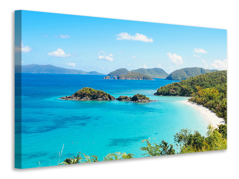 Canvas print My favorite place on the beach