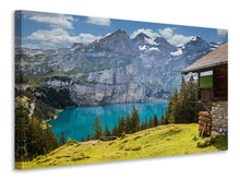 Load image into Gallery viewer, Canvas print My mountain hut
