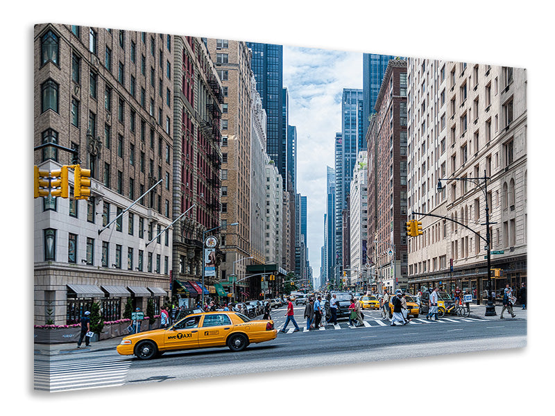 Canvas print In the middle of Manhattan