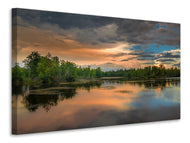 Canvas print Mystic lake