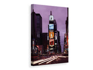 Canvas print At night in Times Square
