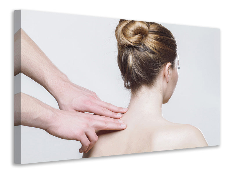 Canvas print Neck massage