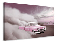 Load image into Gallery viewer, Canvas print Vintage car in the desert sand
