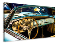 Canvas print Oldtimer interior