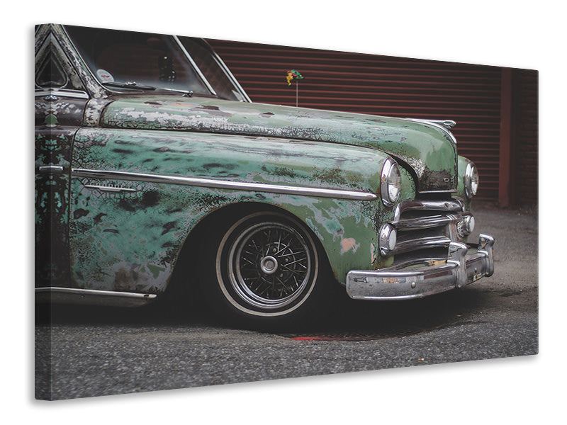 Canvas print Oldtimer paint off