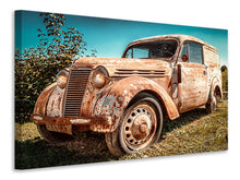 Load image into Gallery viewer, Canvas print Oldtimer with rust
