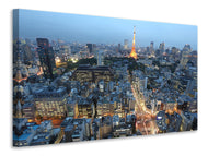 Canvas print Paris in the evening
