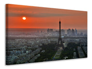 Canvas print Paris in the evening light