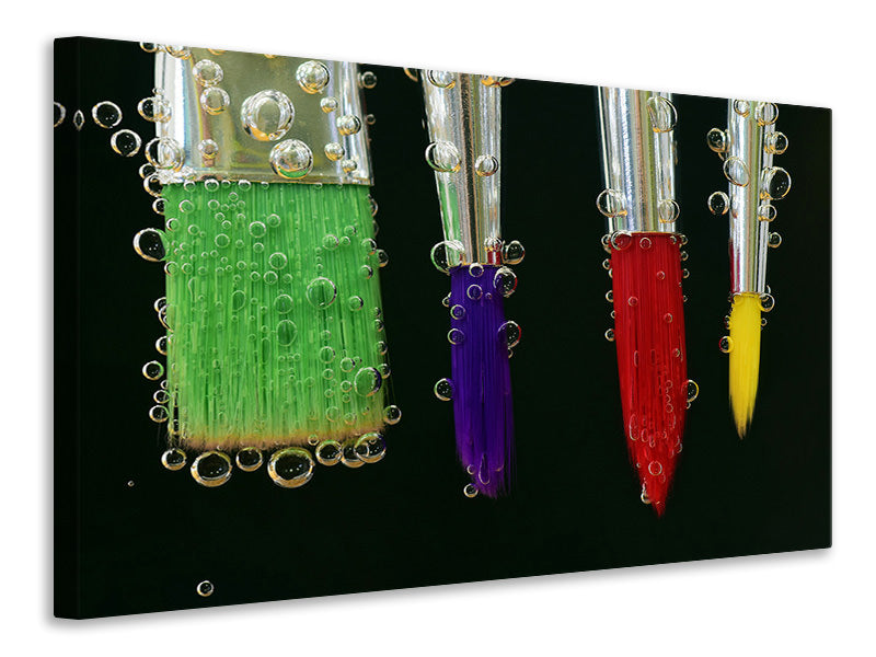 Canvas print Brush in the water